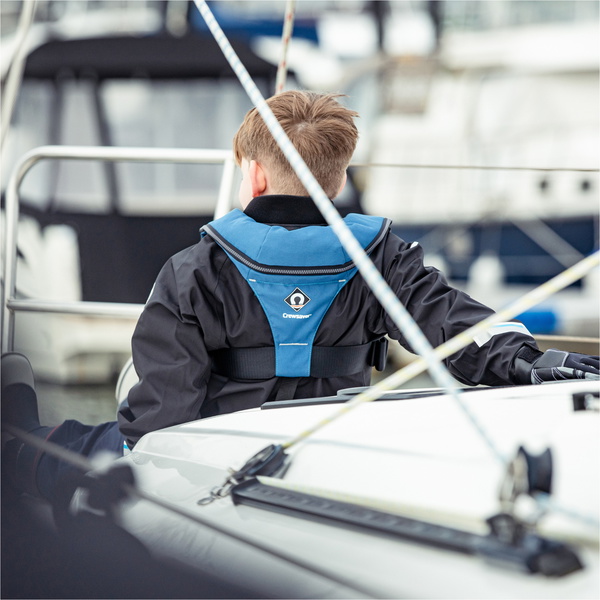 2026 Crewsaver Junior Crewfit 150N Lifejacket Auto With Harness 9705BA - Blue